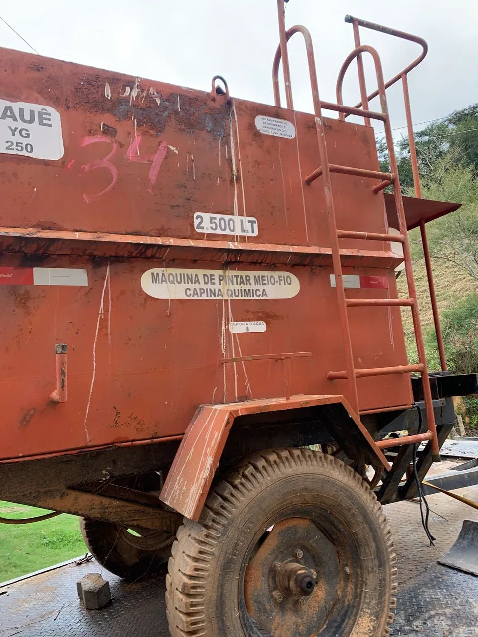 Máquina de pintura viária  - Foto 3
