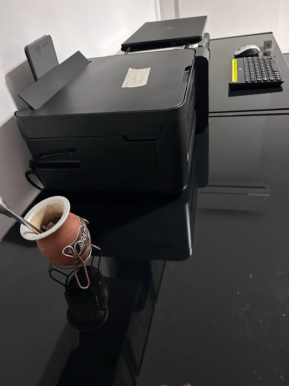 Conjunto mesa de escritório e gaveteiro  - Foto 4