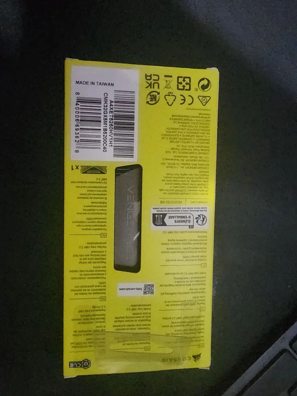 Memória RAM Corsair Vengeance, 32GB, 5200MHz, DDR5, CL40, Preto - CMK32GX5M1B5200C40 - Foto 4