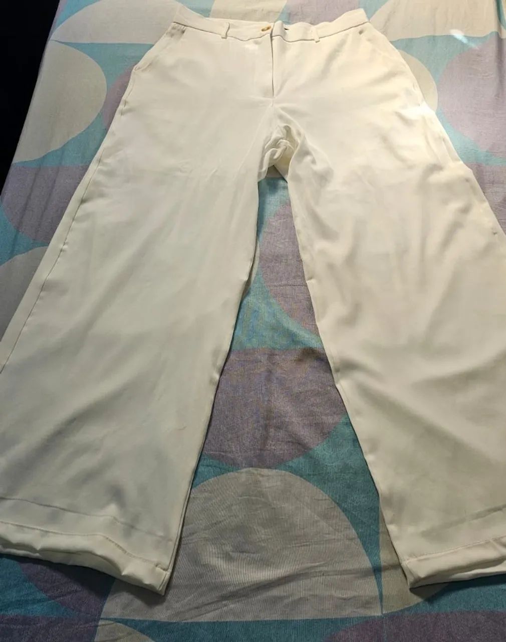 Calça Pantalona black white