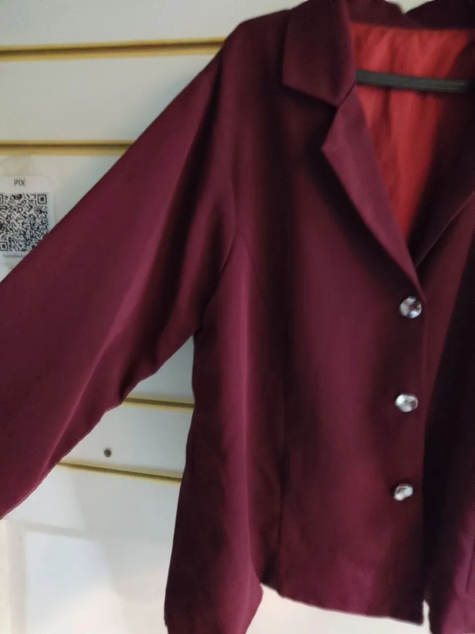 Blazer cor de vinho - Foto 3