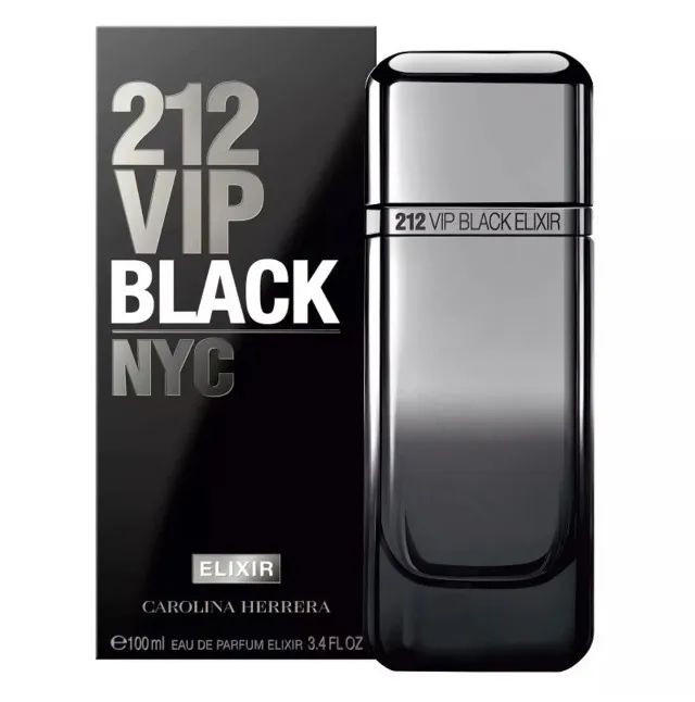 Perfume 212 Vip Black Elixir 100 Ml Edp Carolina Herrera