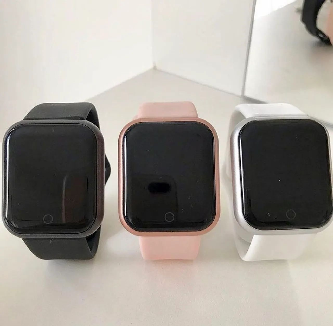 Relógio inteligente Smartwatch Bluetooth pulseira de Silicone 41mm Android e iOS  - Foto 4
