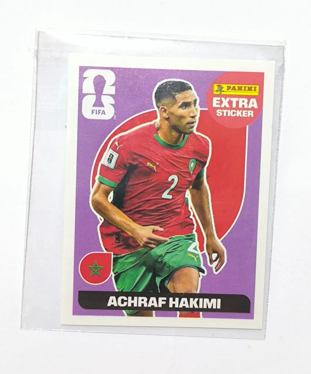 Figurinha Extra Sticker Achraf Hakimi