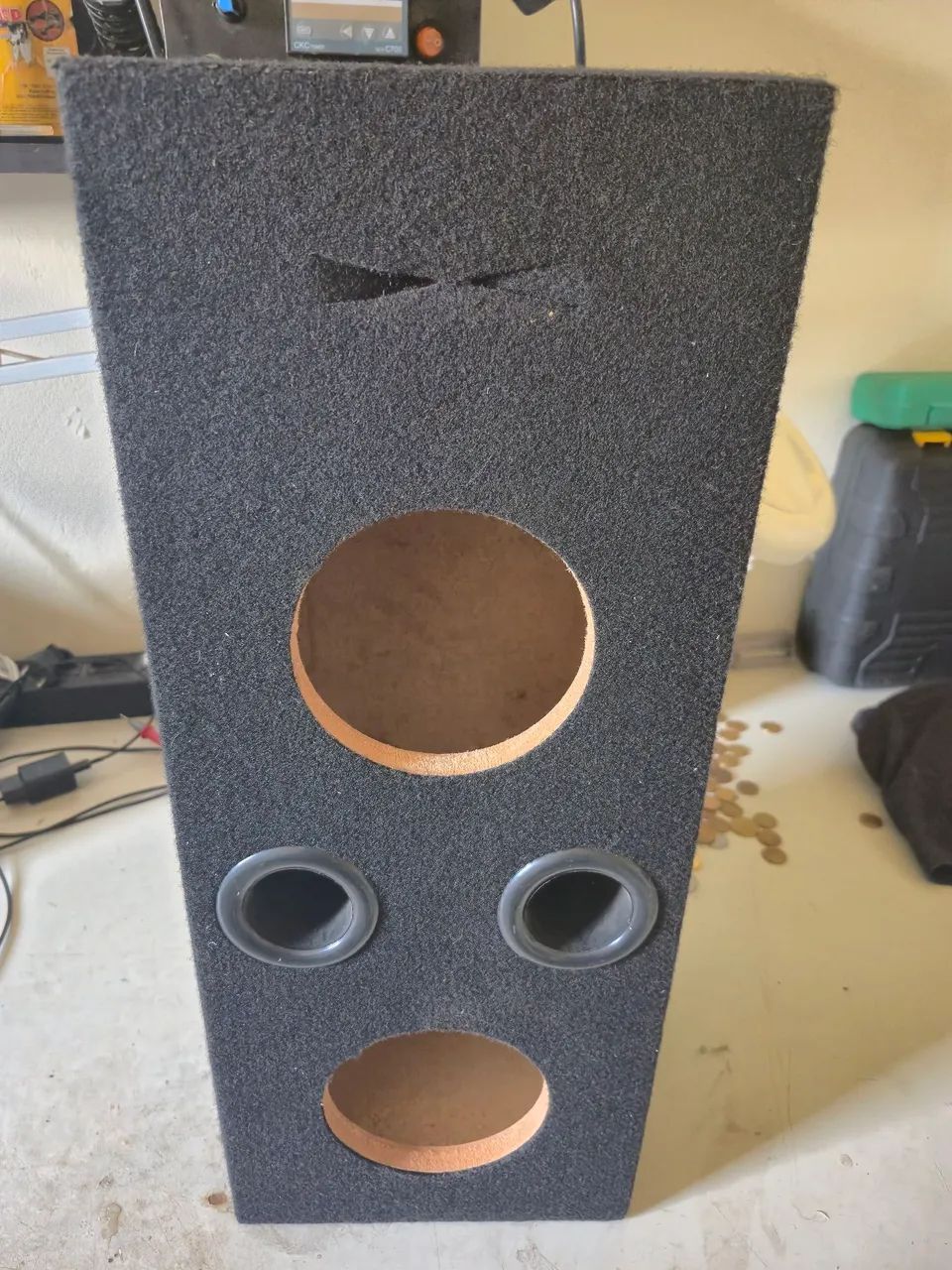 Caixa gabinete para auto falante de 5 polegadas para projetos  - Foto 5