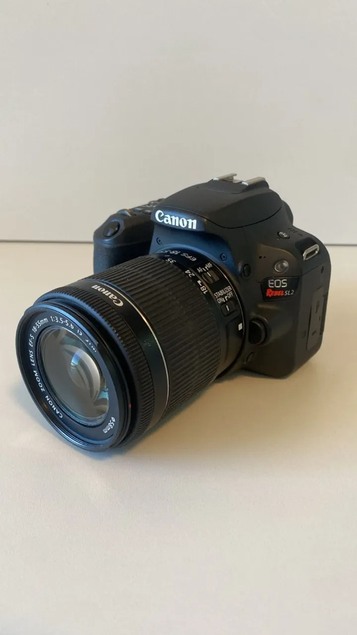 Câmera analógica Canon EOS 750QD com Lente - Câmeras e Filmadoras