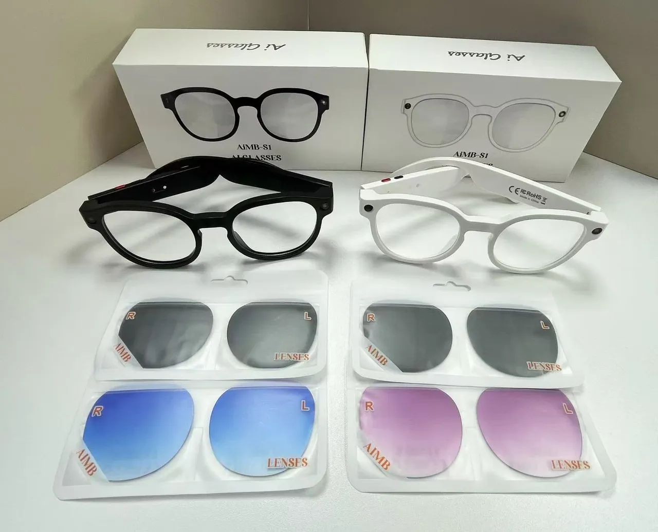 Oculos  inteligente com ia camera e som 