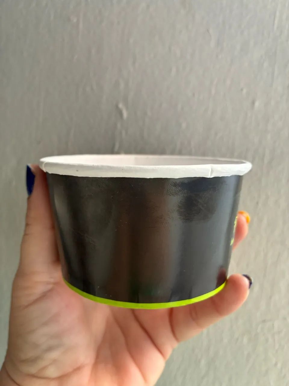 Potes de plástico papel liquidação de estoque 