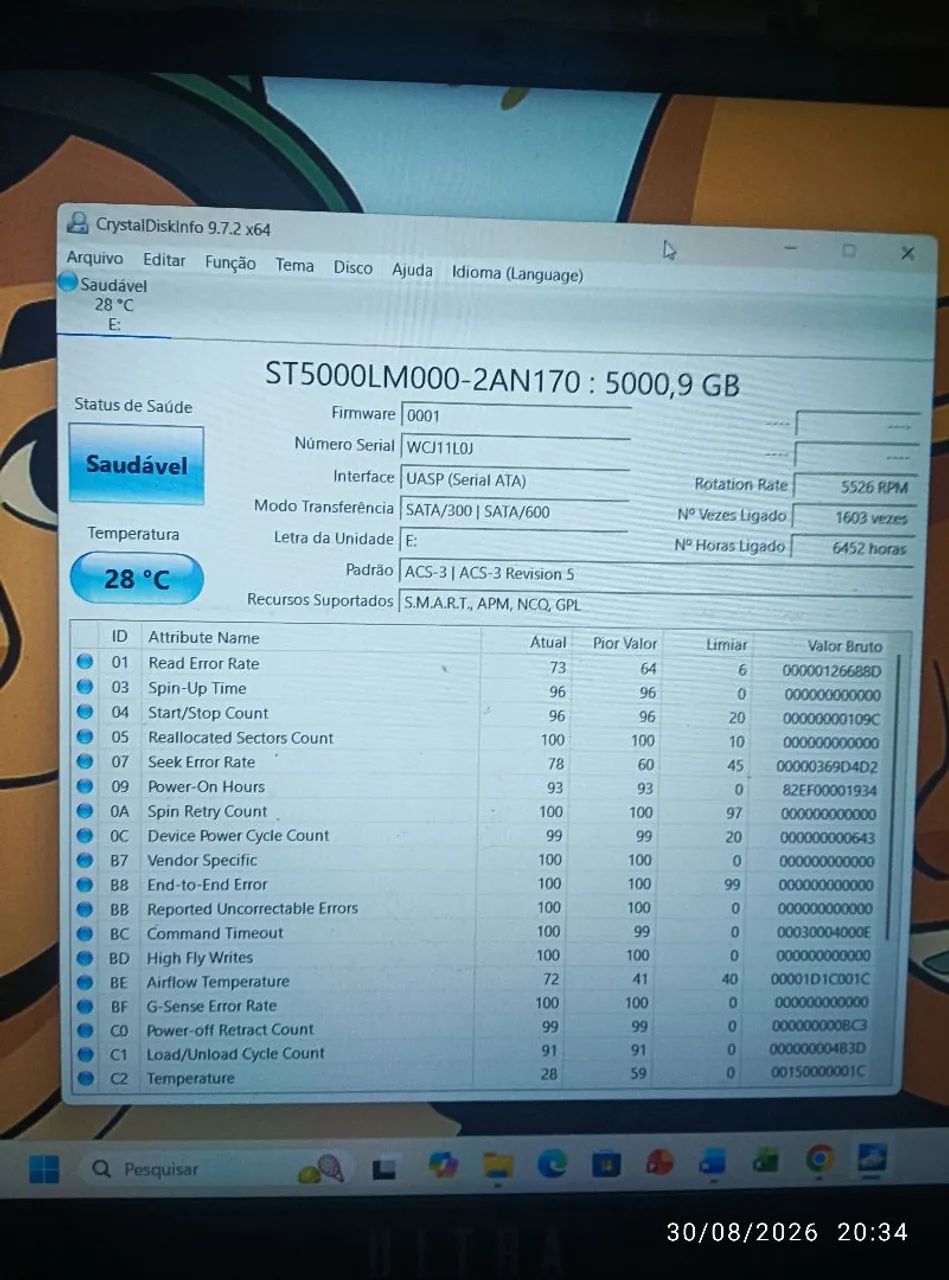 Vendo 2 HDs Seagate ( 1 de 4tb e 1 de 5tb) ambos por 500 reais  - Foto 3