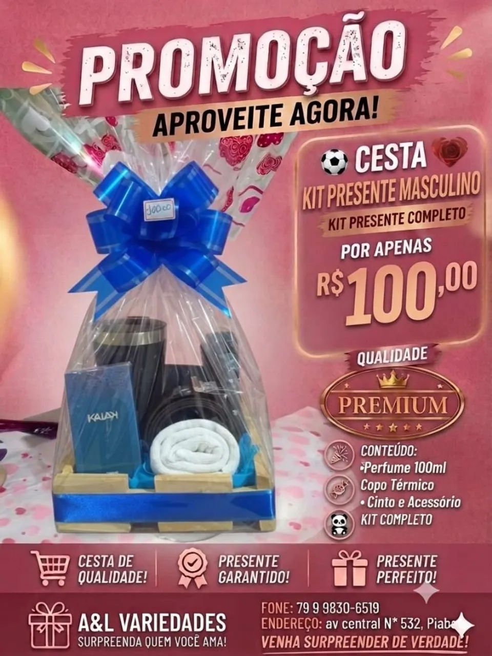 Cesta de dia dos pais 