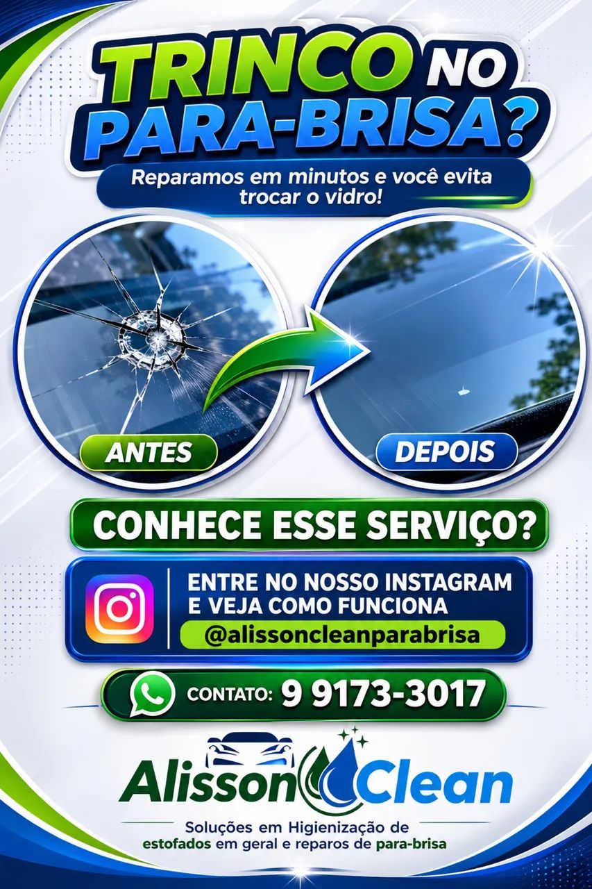 Reparo de para brisa 
