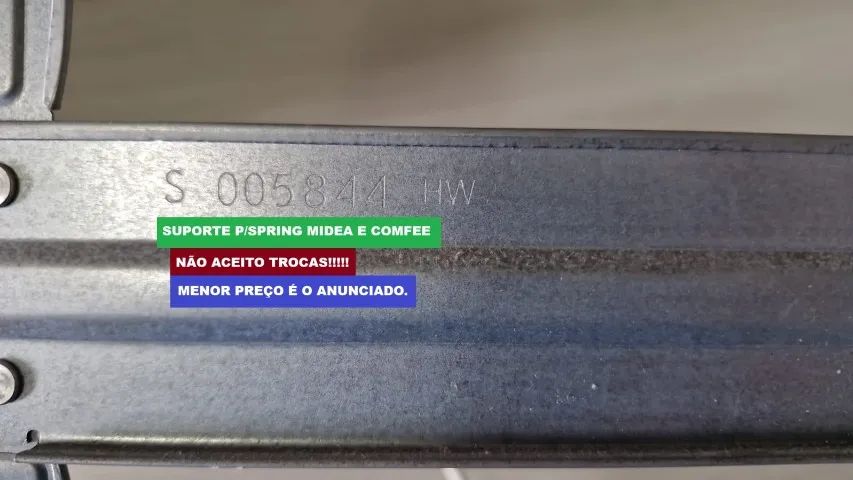 Suporte para evaporadora (Split) Springer Midea e Comfee de 9000 a 12.000 BTUs - Foto 2