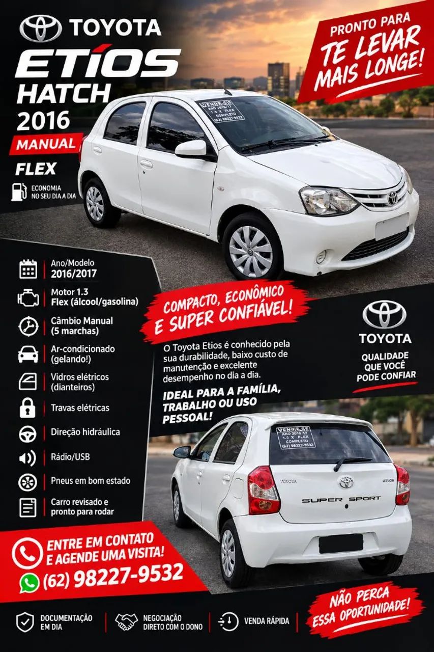 Toyota Etios 1.3 16V FLEX 2017