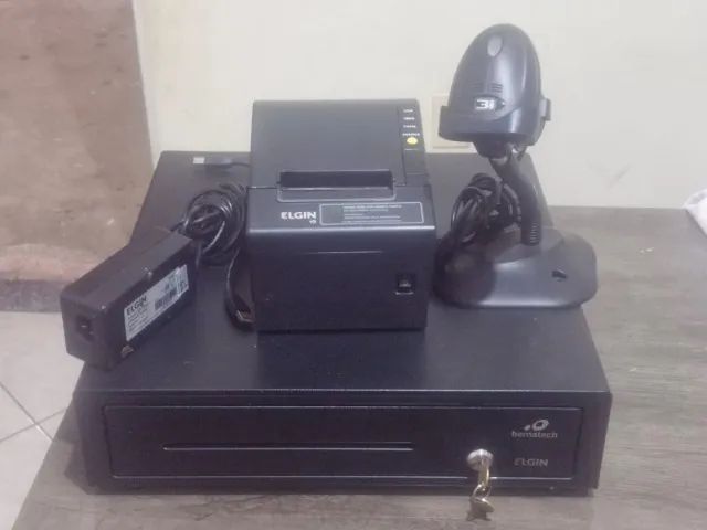 Kit PDV - Caixa Registradora + Impressora Elgin + Leitor de Cod. Barras - Foto 4