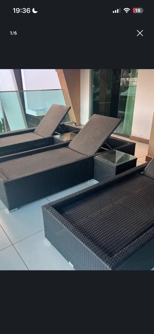 Espreguiçadeira da marca CABANNA