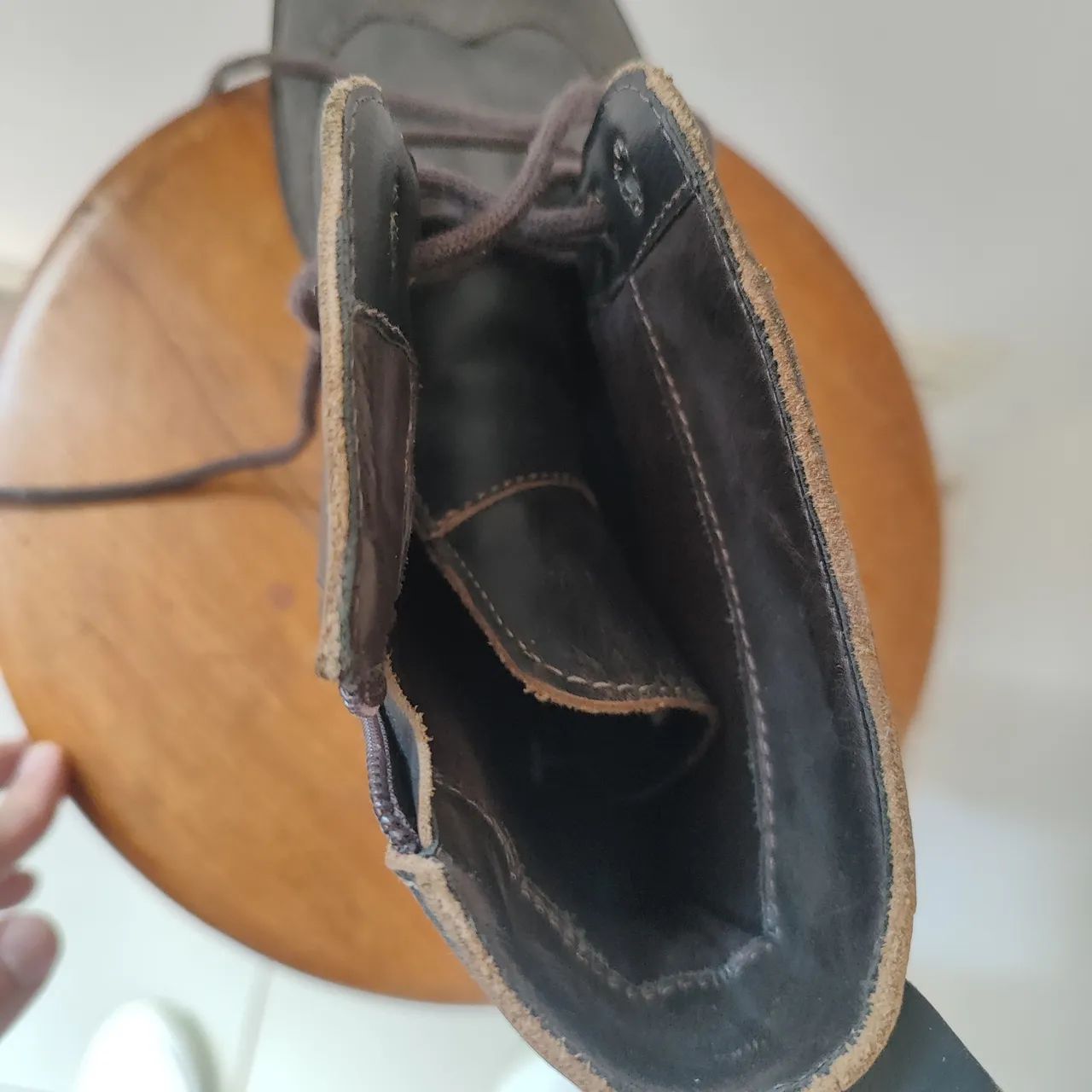 Bota Masculina de Couro (42) - Foto 5