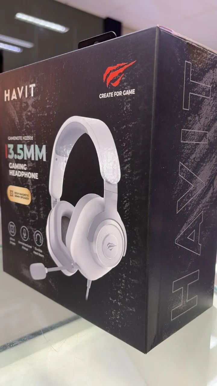 FONE DE OUVIDO HEADSET HAVIT GAMENOTE H2230D 3.5MM - Foto 2