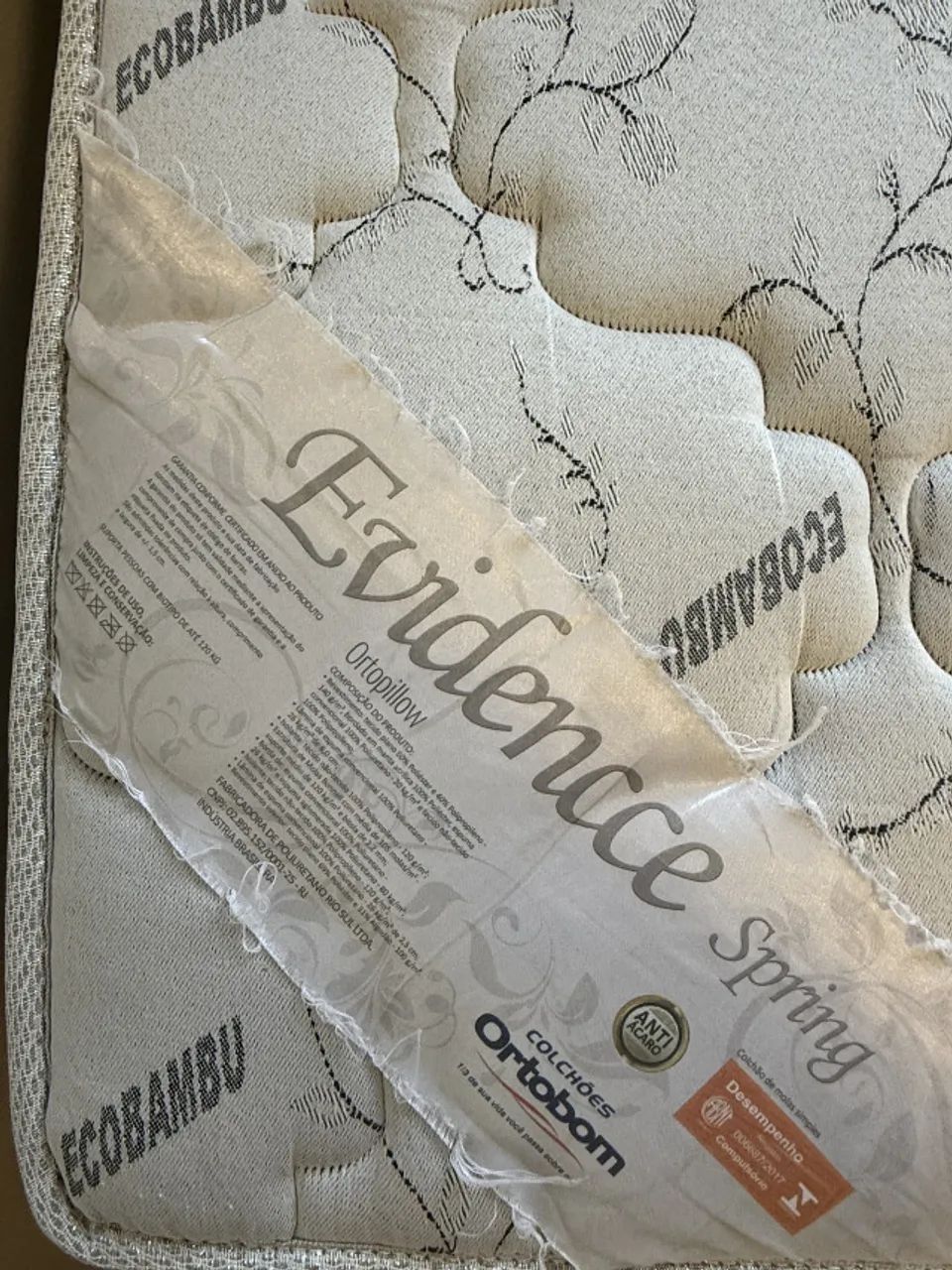 Cama Box Solteiro Ortobom Evidence (Molas) - Excelente Estado - Foto 4