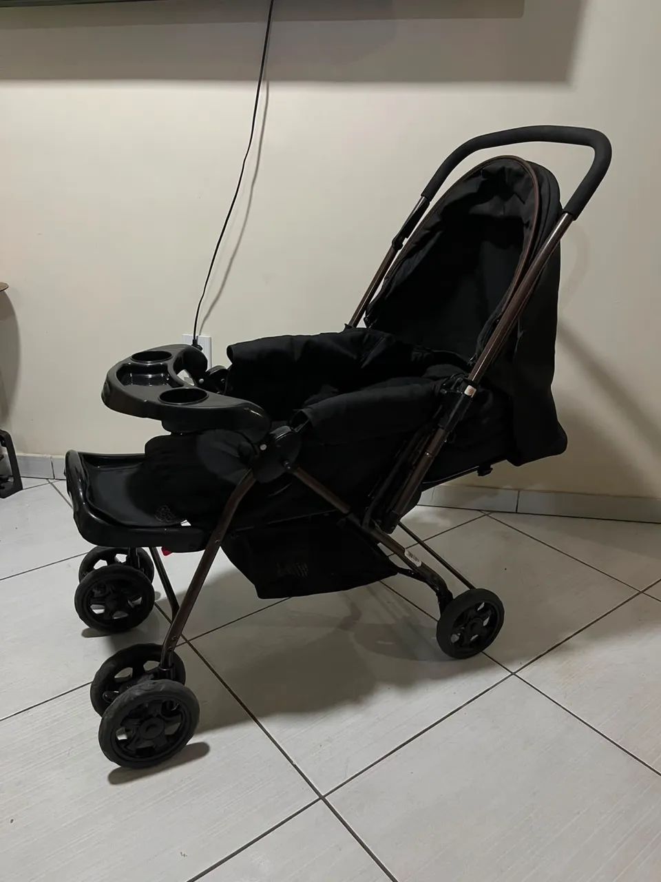 Carrinho Cosco Kids e bebê conforto  - Foto 4