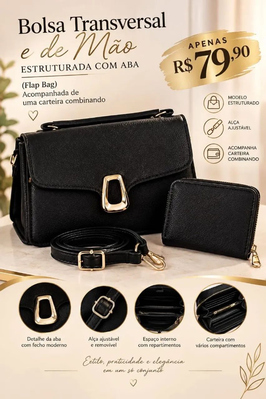 Bolsa + carteira