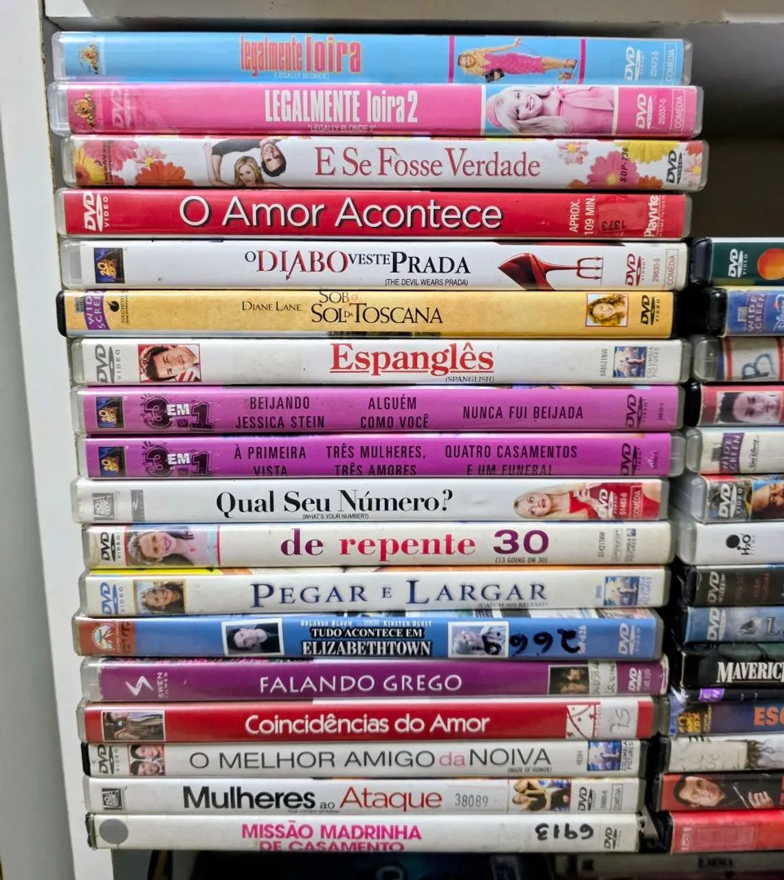 Lote DVD Comédia Romântica