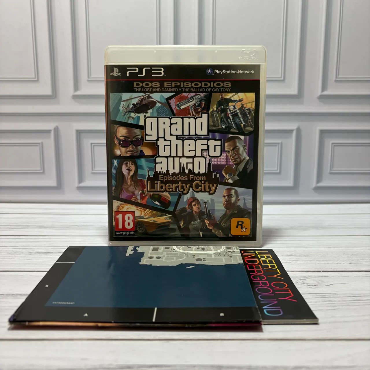 Jogo GTA Episodes From Liberty City com Mapa PS3