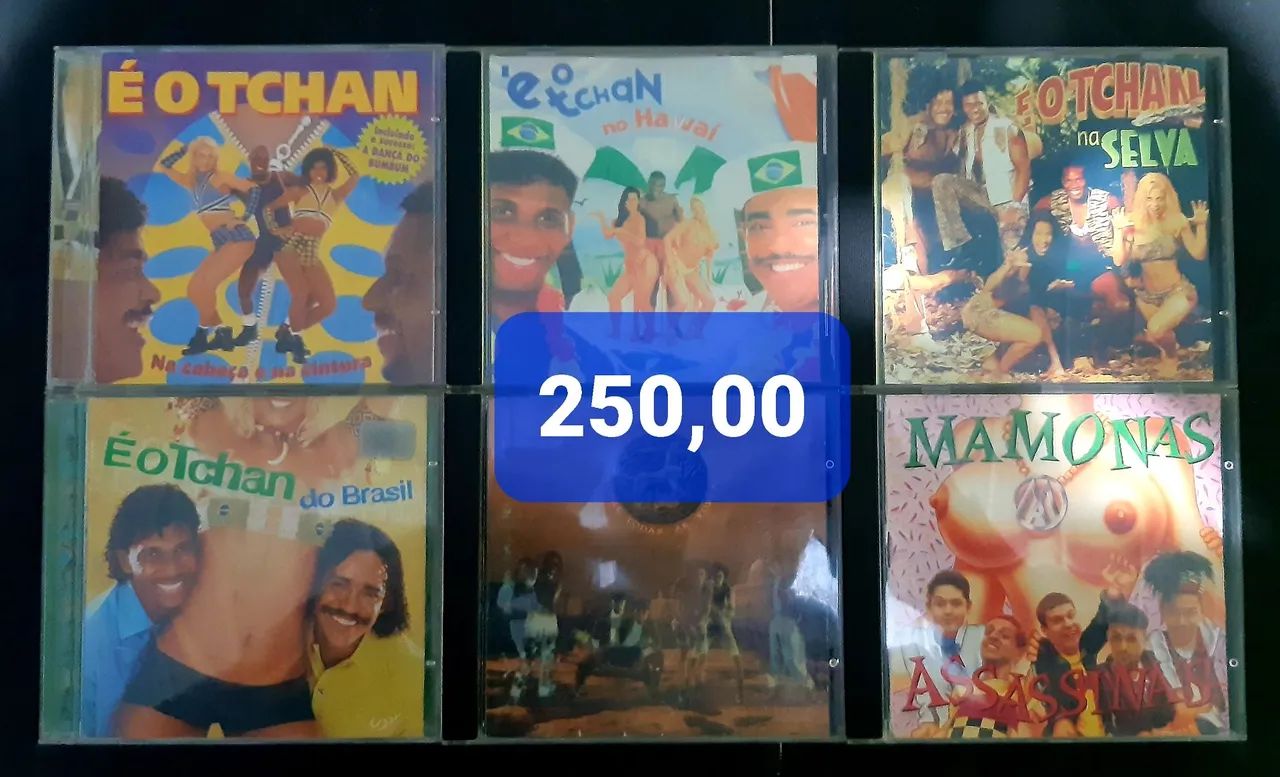 CDs É O TCHÂN + MAMONAS ASSASSINAS.