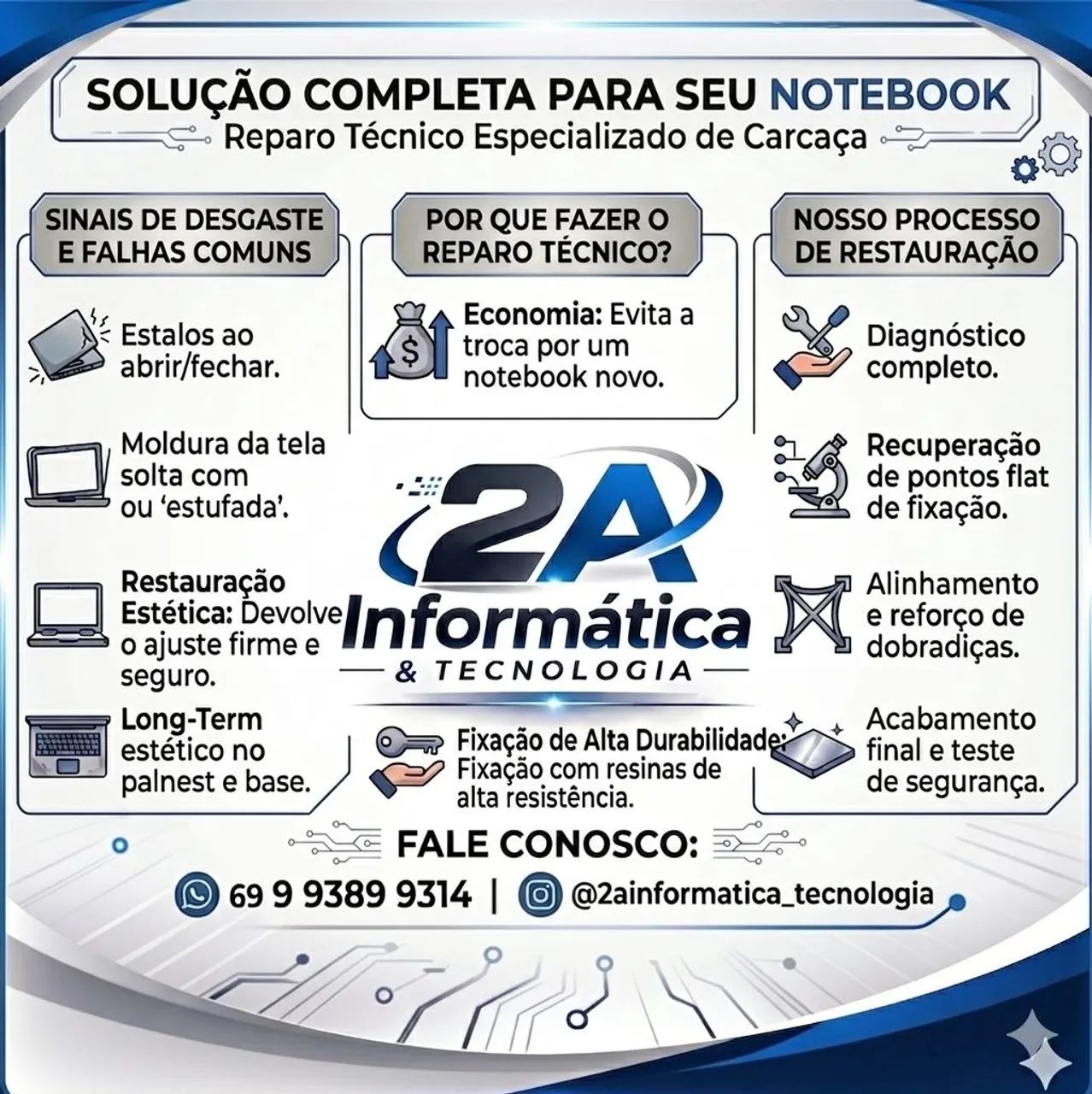 Reparo de Carcaça - Notebooks - Foto 3
