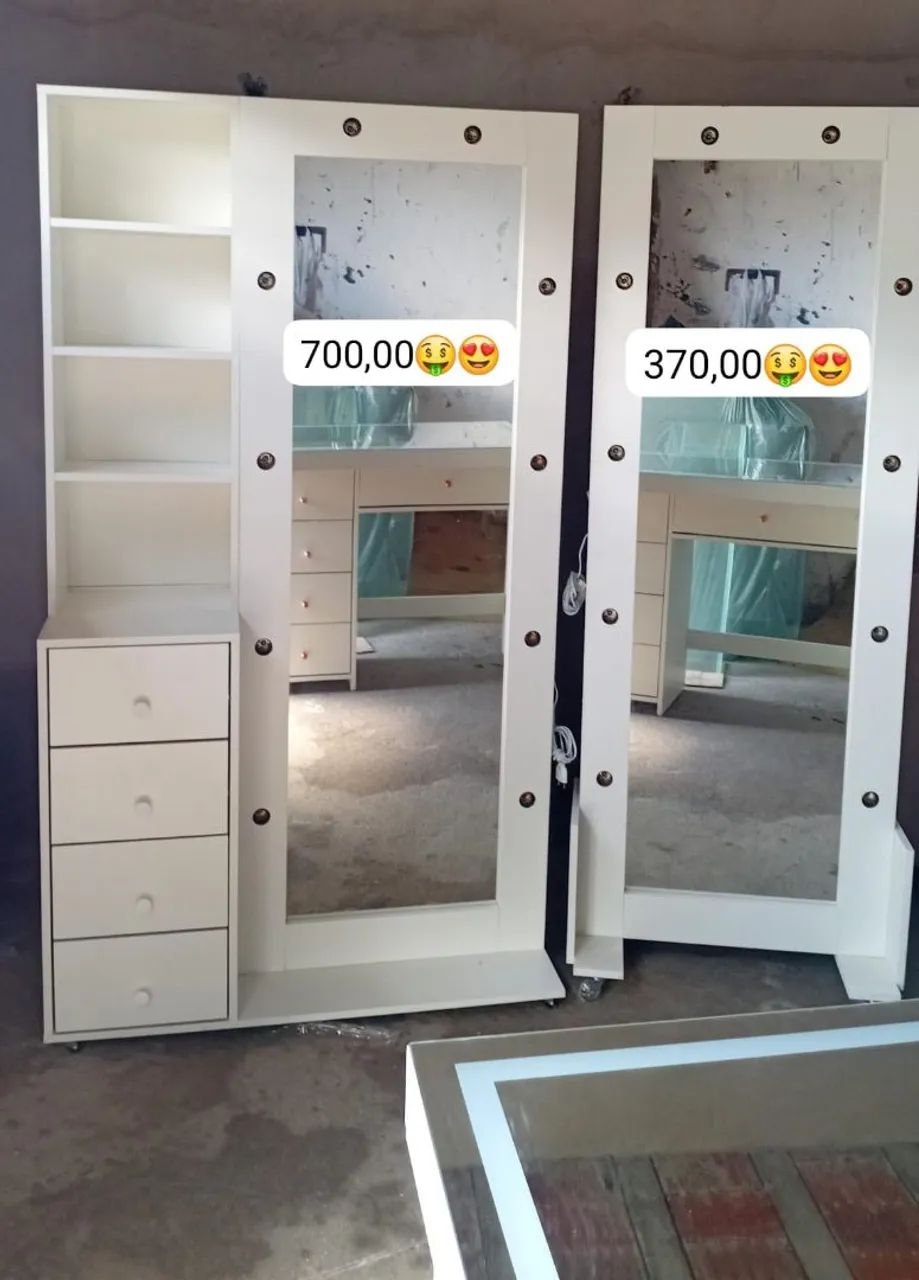 ESPELHO CAMARIM E ESPELHO CLOSET PRONTA ENTREGA. 