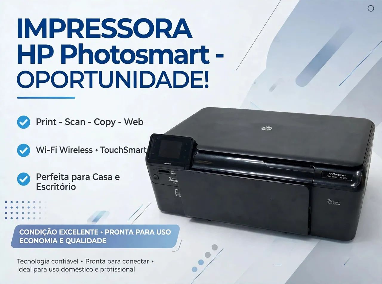 IMPRESSORA HP Photosmart - Multifuncional Completa!