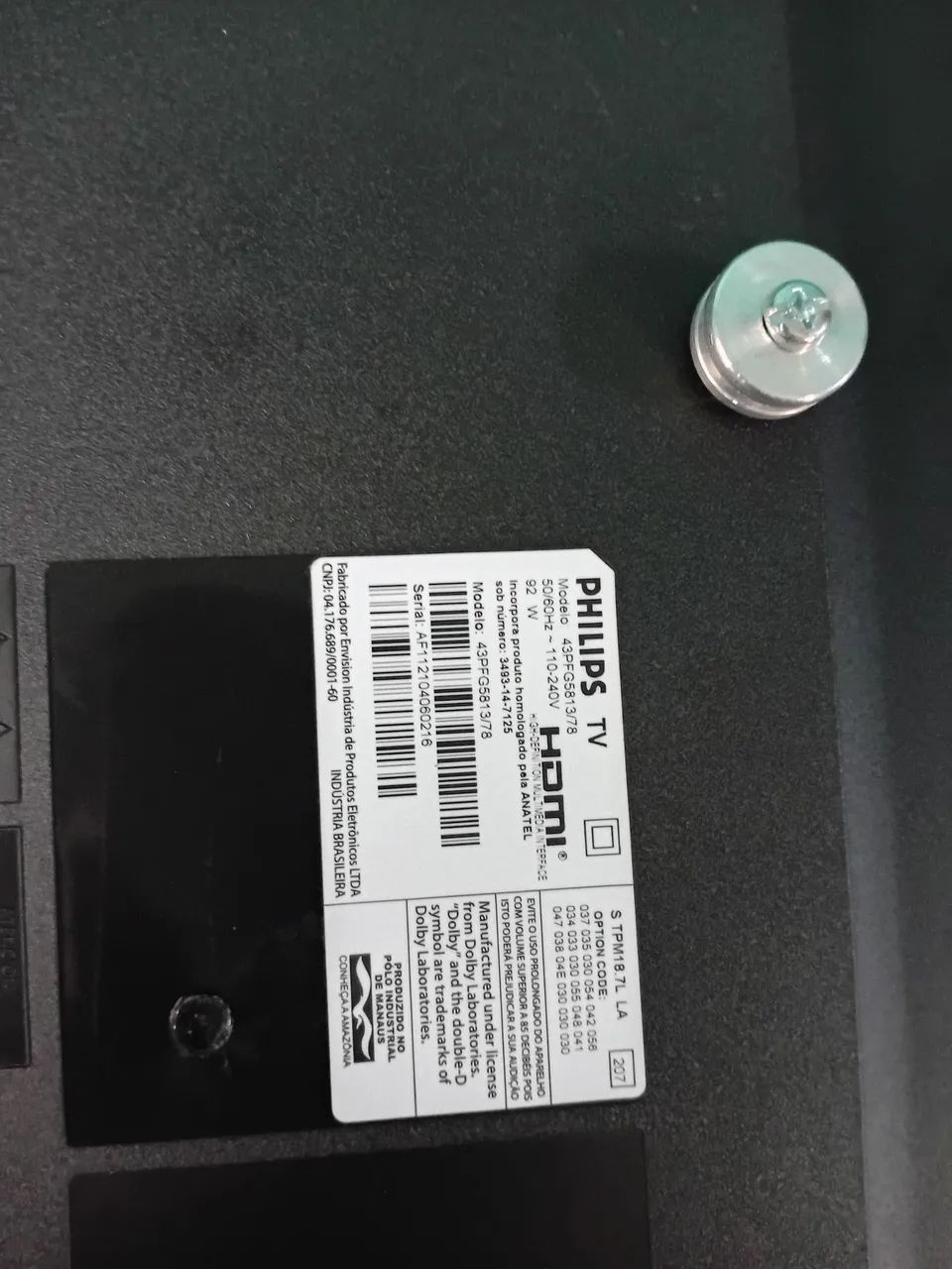 Tv PHILIPS 43 ( Sem controle ) - Foto 3