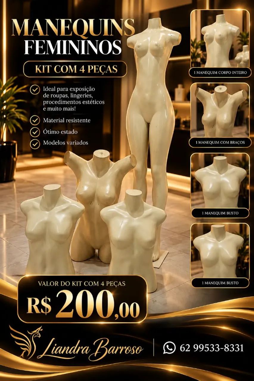 Manequins para lojas de roupas 