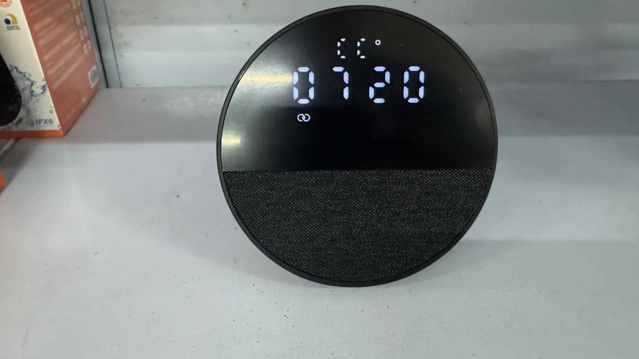 Caixa de som rádio relógio excelente  - Foto 3
