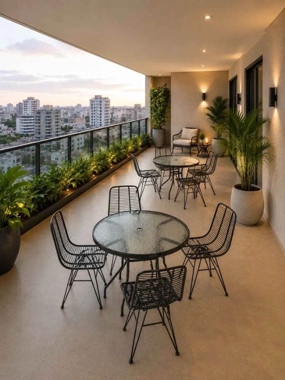 Mesa área externa sacada varanda área gourmet mesa com 4 cadeiras