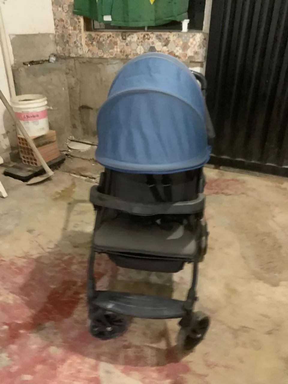 Carrinho de bebê Burigotto azul  - Foto 5