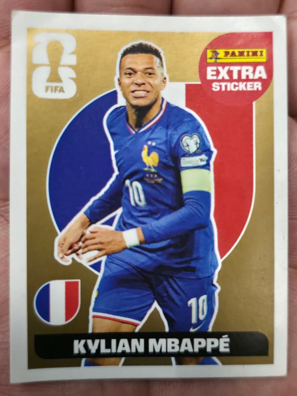 KYLIAN MBAPPÉ DOURADO 2026 PANINI - RARO ORIGINAL