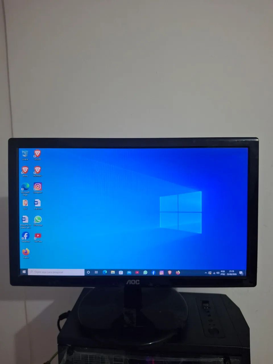 Monitor 19 com cabos ótimo funcionamento - Foto 3
