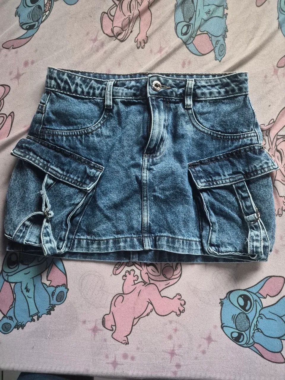 Saia jeans cargo