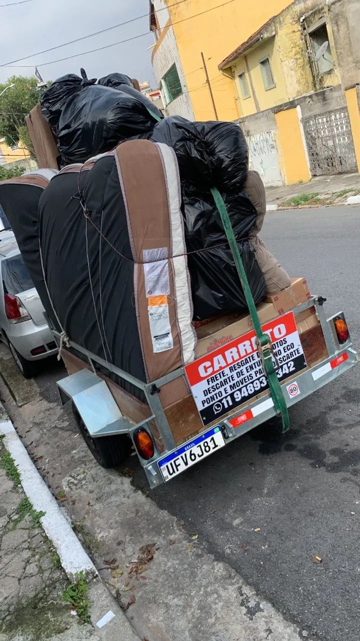 Frete, Carreto, Resgate de moto e retiramos entulho 