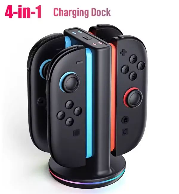 Base de Carregamento e Suporte para Controles Joy-Con do Nintendo Switch 2 - Foto 3