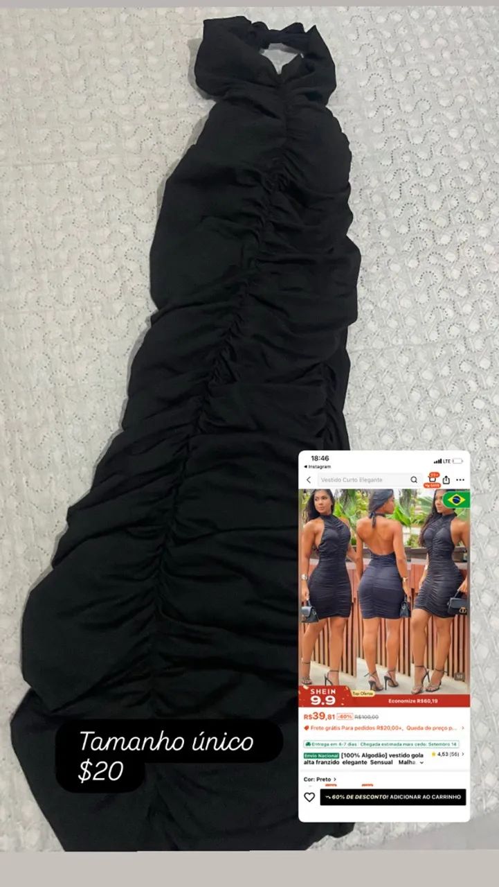 Roupa feminina vestido  - Foto 2