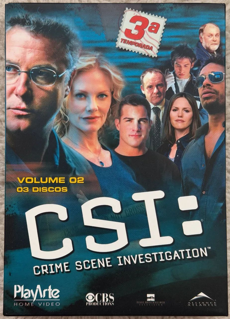DVD CSI 3ª temporada volume 2 (3 discos)