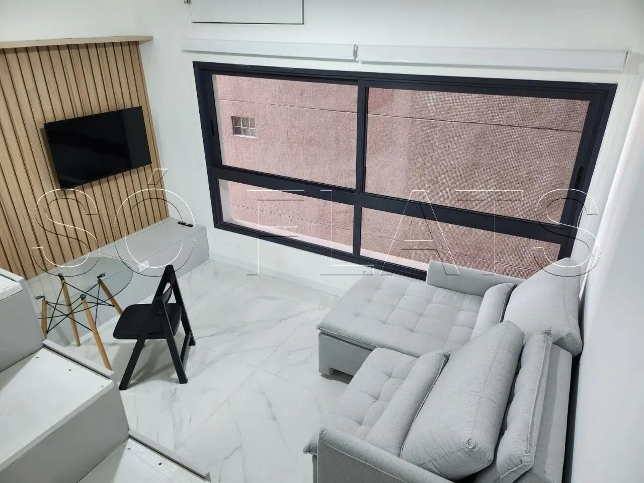 Studio mobiliado 33m² à venda em Perdizes próximo à PUC e Allianz