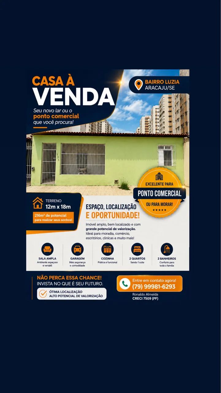 Casa a venda no Bairro Luzia  - Foto 2