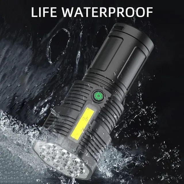 Lanterna Led Recarregável Usb Portátil Ultra Brilhante - Foto 3