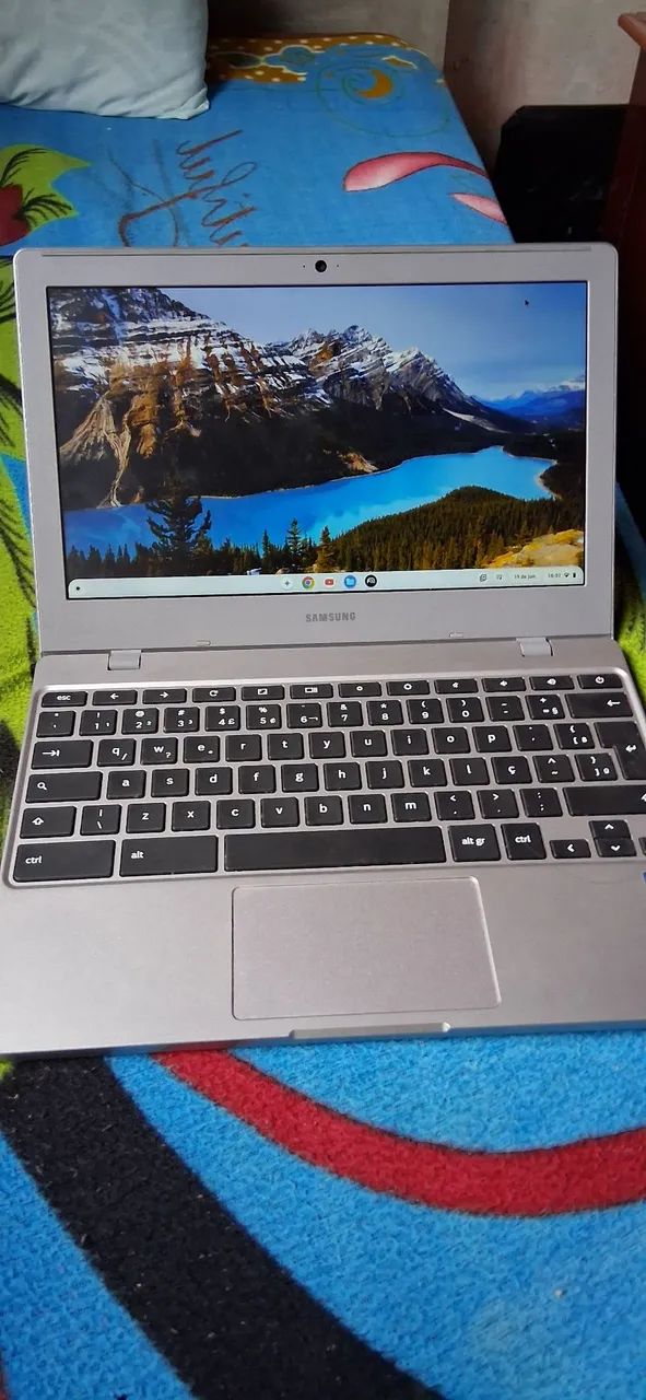 Chromebook samsung cinza usado