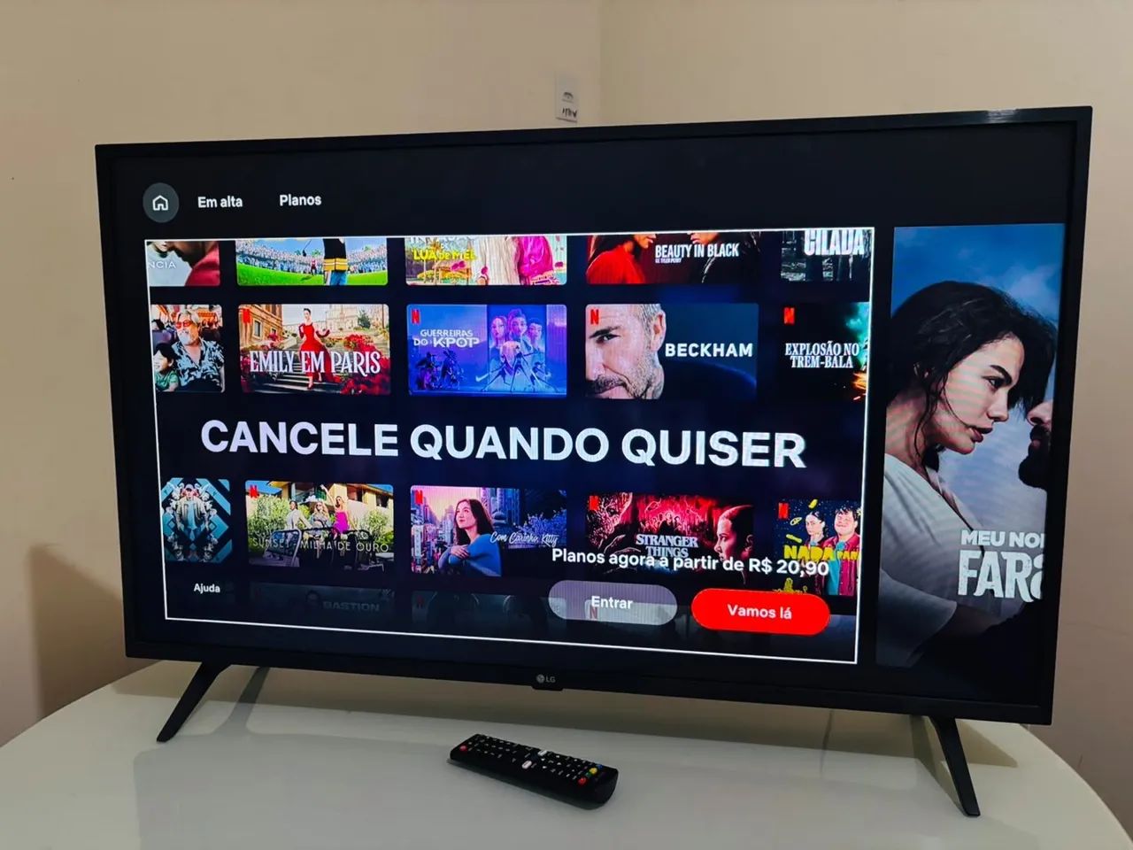 Smart tv LG 43 polegadas impecável  - Foto 2