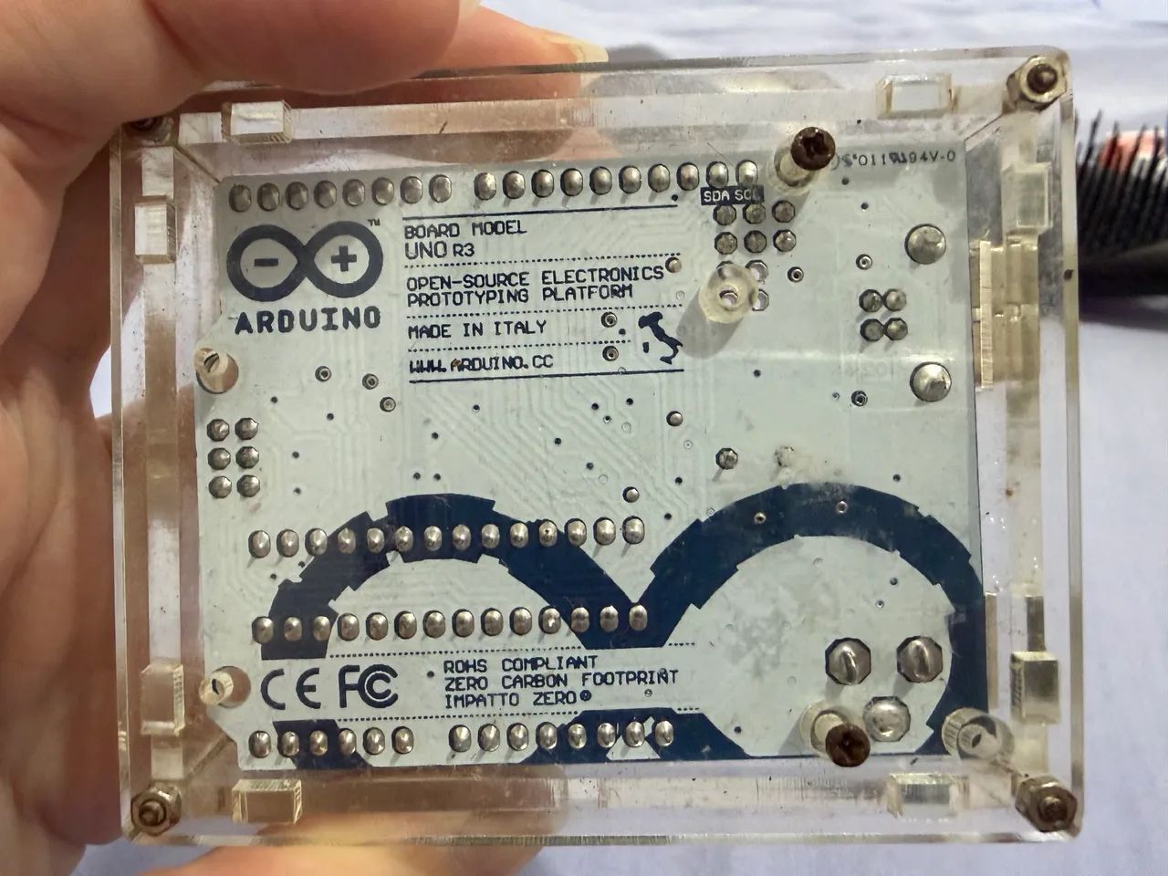 Arduino Uno R3 com protoboard de 830 pontos e jumpers - Foto 2