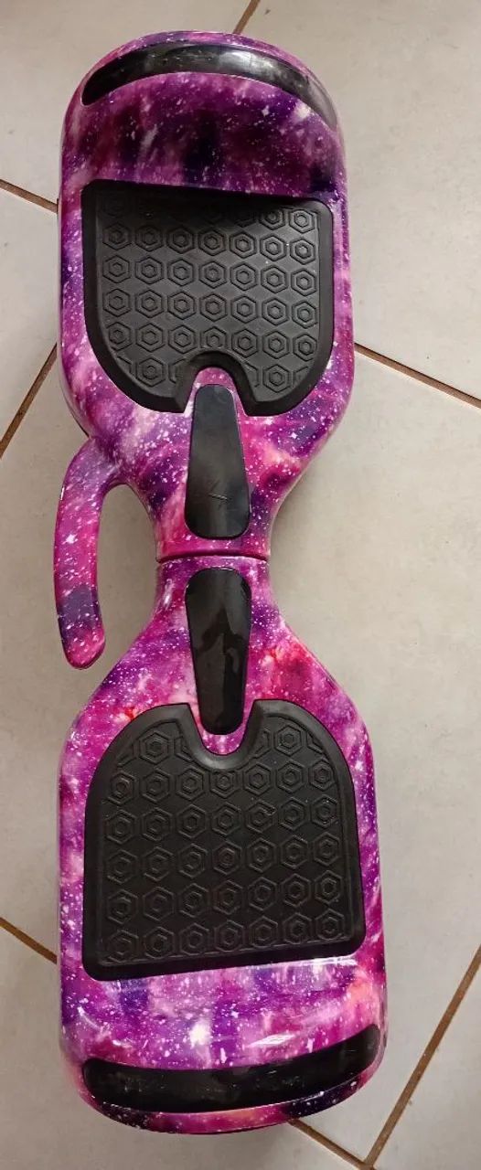 Hoverboard Galaxy Roxo Galáxia 6.5 com defeito - Foto 4