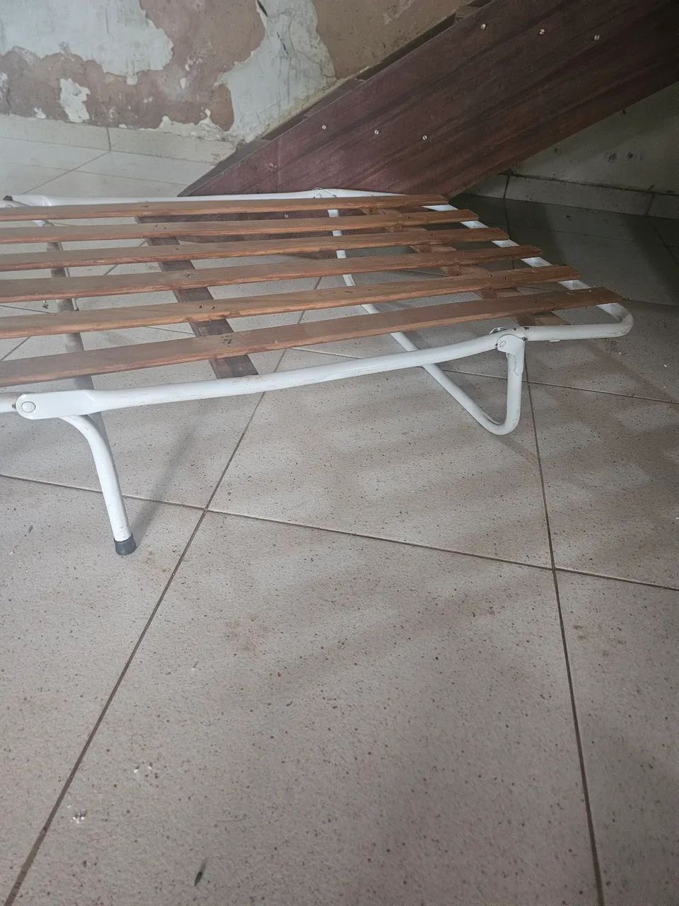 Cama dobrável de ferro - Foto 2